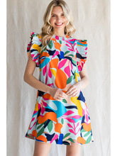 Floral Cap Sleeve Dress