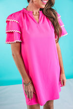 Hot Pink Ric Rac Dress